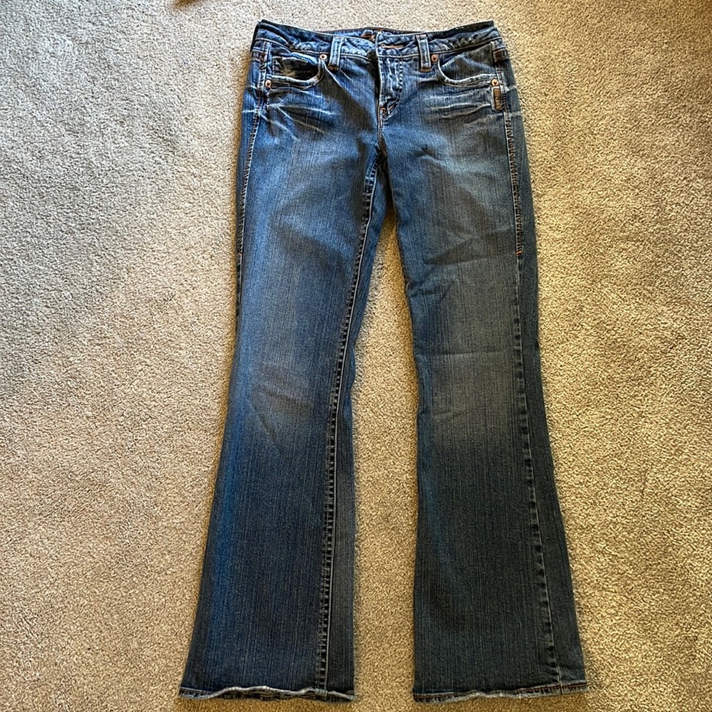 Vintage Silver Bootcut Jeans